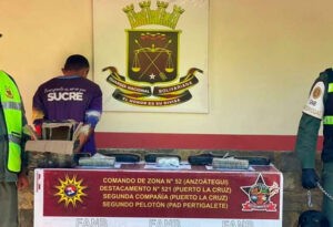 Tras las rejas sujeto con más de 5 kilos de droga en Guanta