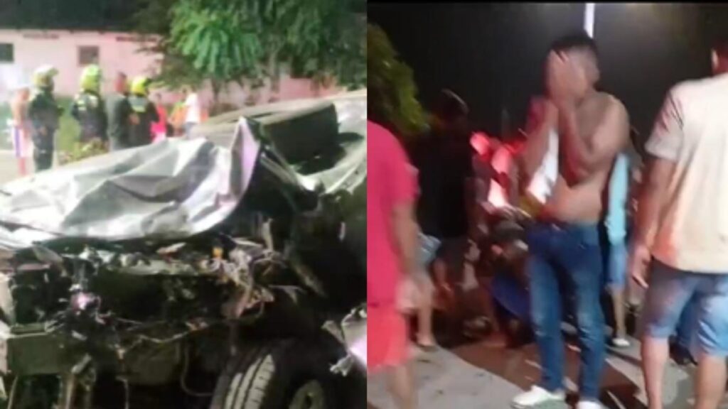accidente de tránsito deja seis personas muertas en Bolívar