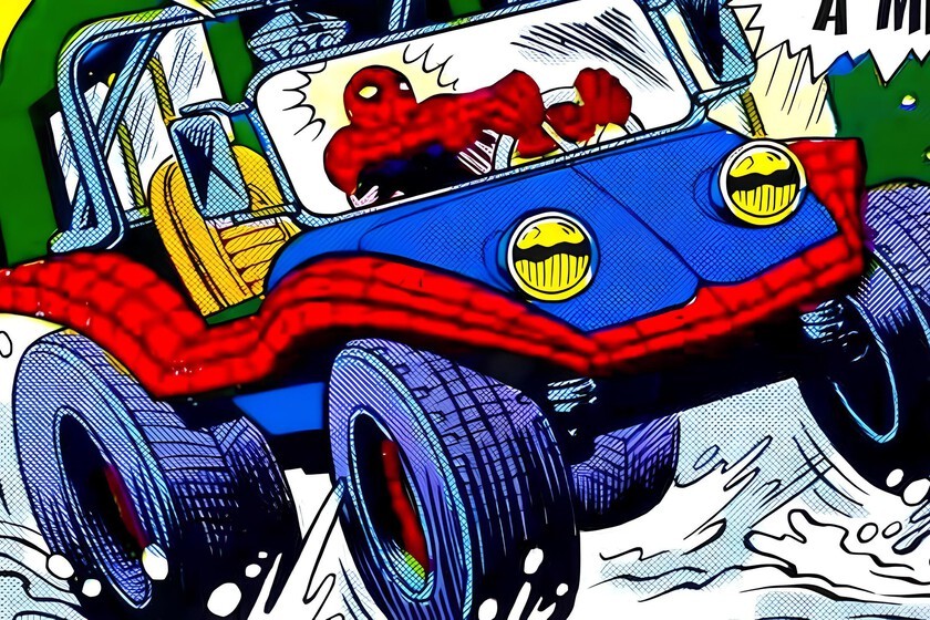 el Spider-Móvil existió y fue un fiasco que a Spider-Man le daba vergüenza conducir