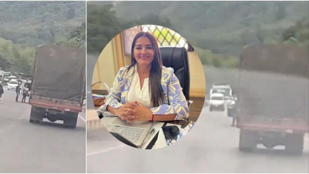 el momento exacto en el que fue asaltada y retenida la diputada del Pacto Histórico Orgeni Viera Betancourt