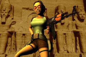 la macabra prueba la encontró Lara Croft en su juventud