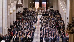 líderes de todo el mundo asistieron a la ceremonia