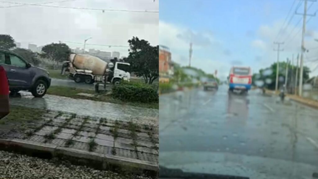 video de lluvias atípicas en época de fin de año 2024