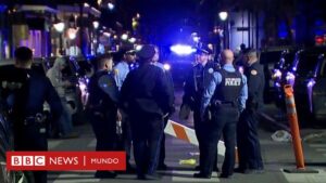 10 muertos después de que un vehículo atropellara a una multitud en Nueva Orleans