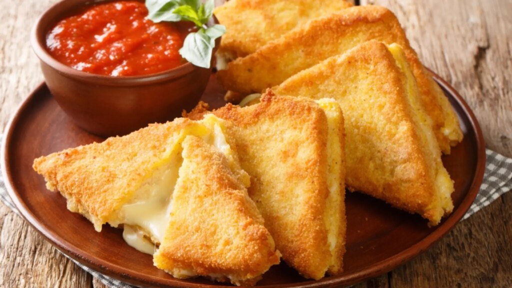 Bocaditos crujientes de queso, una receta barata perfecta para usar como entrante o aperitivo