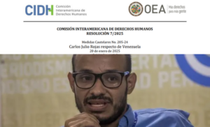 CIDH otorga medidas cautelares a favor del periodista y activista Carlos Julio Rojas