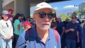 Tenemos que romper esa matriz de miedo: venezolanos asisten a las marchas convocadas por la oposición