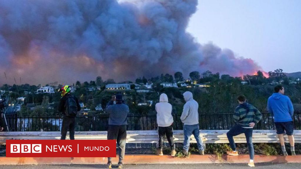 Declaran "emergencia sanitaria" en Los Ángeles por la contaminación del aire, mientras que los bomberos siguen batallando contra los históricos incendios forestales