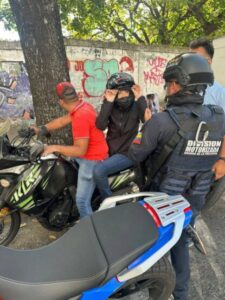 Detenido motorizado del equipo de María Corina Machado