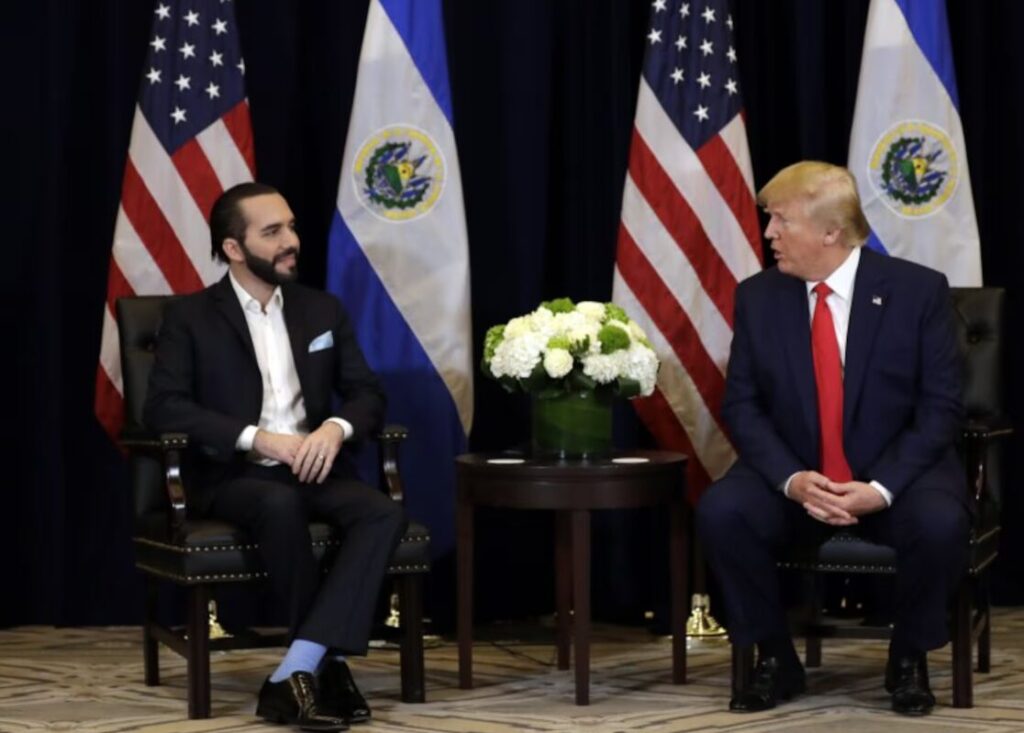 Donald Trump y Nayib Bukele hablaron sobre la posibilidad de trabajar juntos contra el Tren de Aragua - AlbertoNews