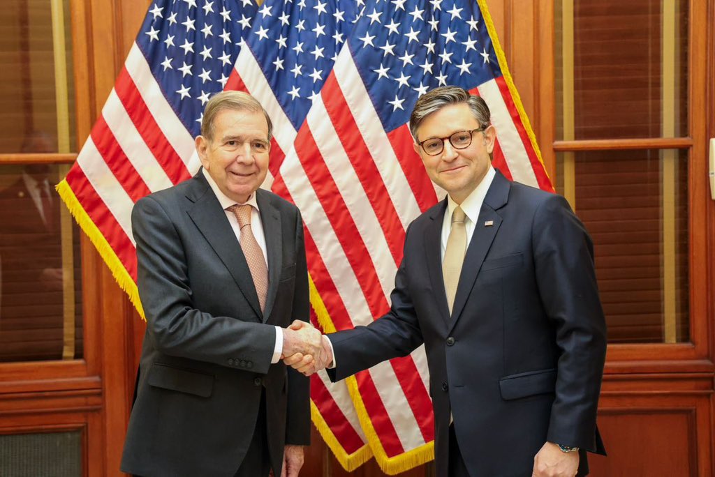 Edmundo González Urrutia se reunió con el presidente de la Cámara de Representantes de EEUU