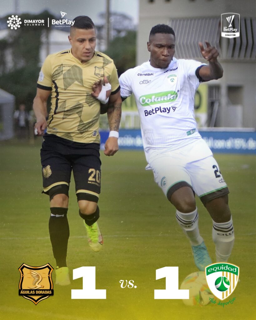 Empate agónico: La Equidad rescata un punto en Rionegro.