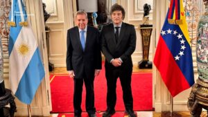 En Fotos | La visita de Edmundo González a la Casa Rosada en Argentina