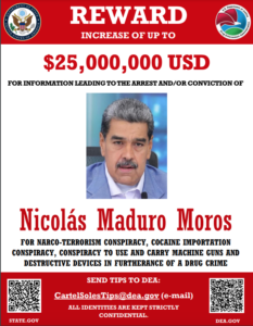 Estados Unidos aumentó recompensa por la captura de Nicolás Maduro y Diosdado Cabello | Diario El Luchador