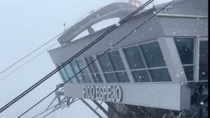 Este domingo se registró la primera nevada en Mérida (+video)