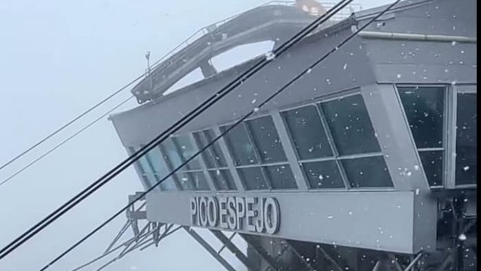 Este domingo se registró la primera nevada en Mérida (+video)