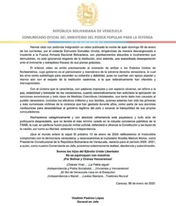 Fanb rechazó comunicado emitido por Edmundo González | Diario El Luchador