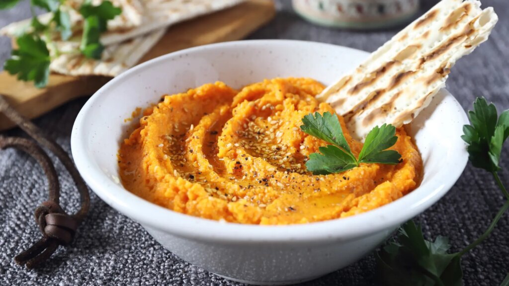 Humus de boniato, una receta barata por menos de 2 euros y muy sabrosa como acompañante