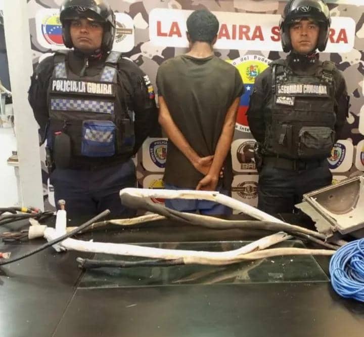 Hurtó tubería de cobre y dejó sin aire a un comercio en Caraballeda
