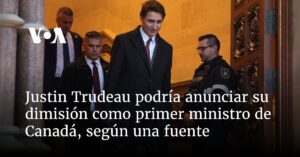 Justin Trudeau podría anunciar su dimisión como primer ministro de Canadá, según una fuente