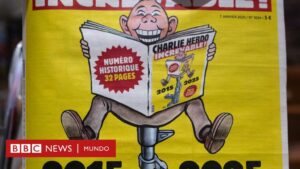 La edición especial de la revista satírica Charlie Hebdo a 10 años del ataque yihadista en el que murieron 12 personas: "El deseo de reír nunca desaparecerá"