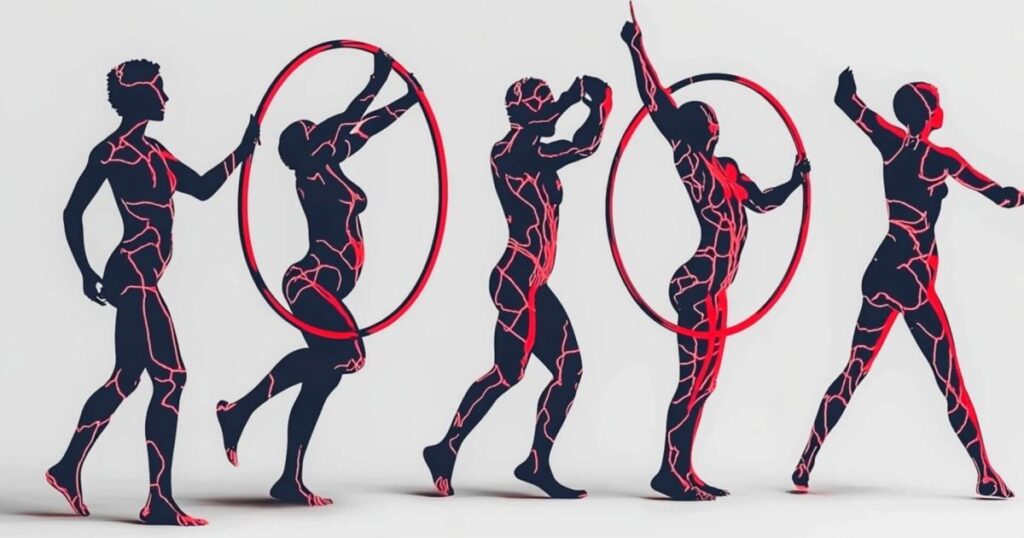 La geometría del cuerpo y su impacto en el hula hoop