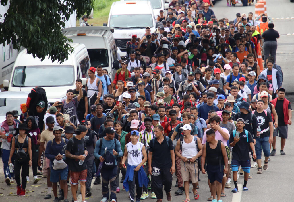 La primera caravana migrante del año parte de la frontera sur de México - AlbertoNews