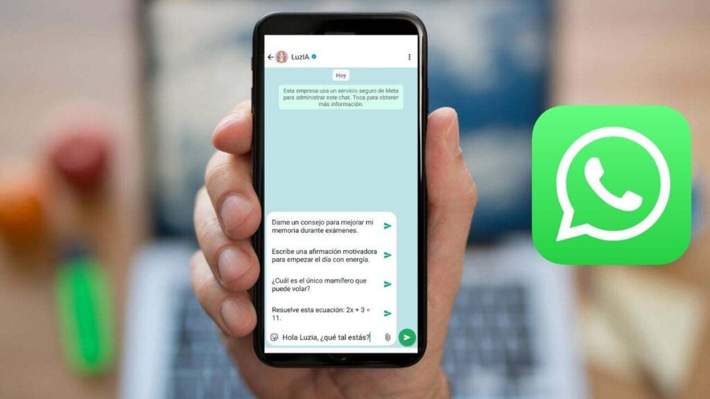 Luzia es una IA integrada en WhatsApp con más funciones y capacidades