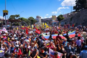Marcha del Psuv culmina en Chacaíto con discurso de Cabello: “Hoy Venezuela está en paz”