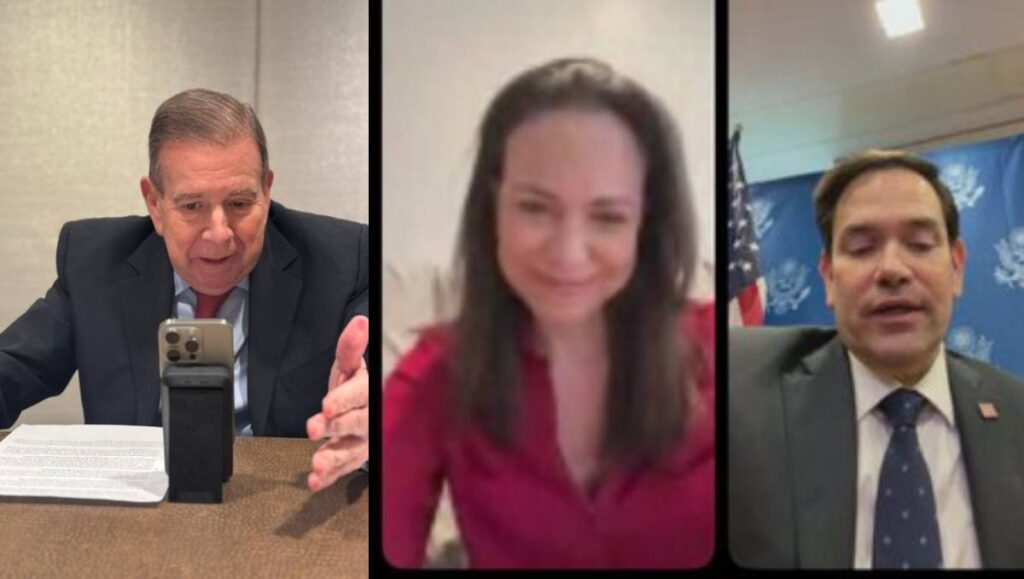 Marco Rubio habla con María Corina Machado y con Edmundo González Urrutia