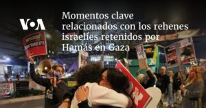 Momentos clave relacionados con los rehenes israelíes retenidos por Hamás en Gaza