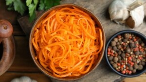 Morkovcha, una deliciosa ensalada coreana que se elabora en tres sencillos pasos