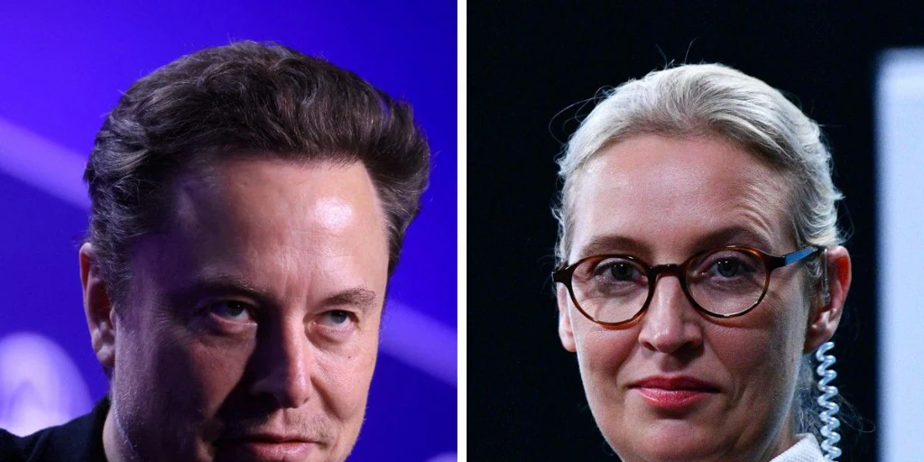 Musk reitera su apoyo a la extrema derecha alemana mediante una entrevista a su líder a través de su red social