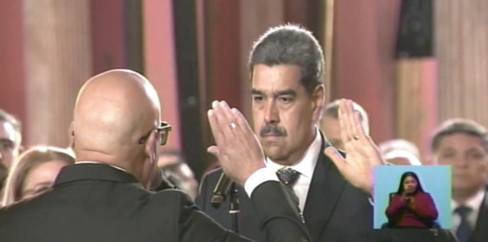 Nicolás Maduro se juramentó para su tercer periodo en Venezuela