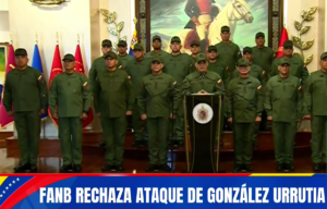 Padrino responde a González Urrutia: Fanb reconocerá a Nicolás Maduro