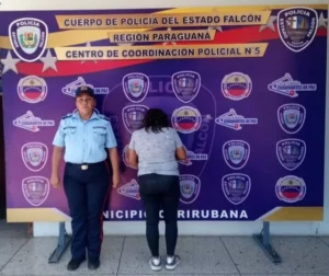 Presa tras agredir a su pareja con una silla en Punto Fijo