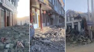 Reportan 95 fallecidos tras fuerte sismo en la región china del Tíbet