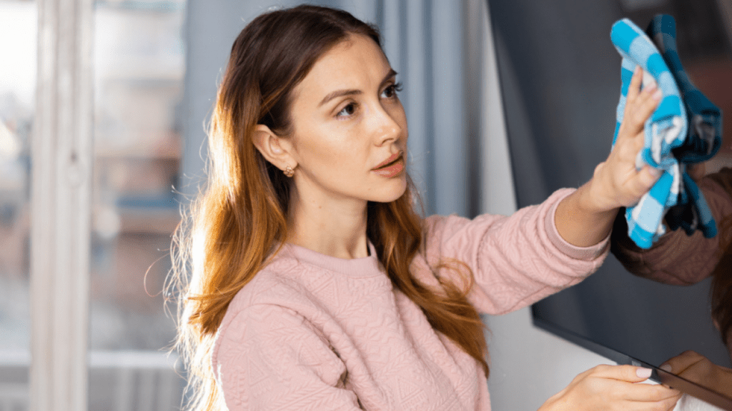 Solución casera para limpiar el televisor y las pantallas con un solo ingrediente