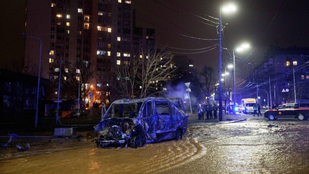 Tres muertos en un ataque aéreo ruso contra Kiev, dicen autoridades