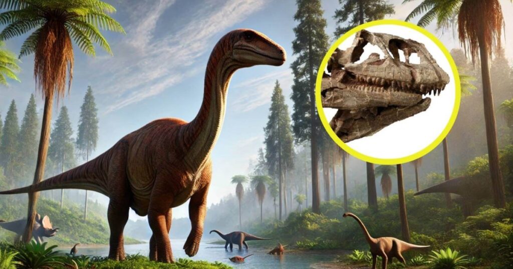 descubren el cráneo gigante de un dinosaurio de 200 millones de años, reescribiendo la historia de los primeros gigantes del Jurásico