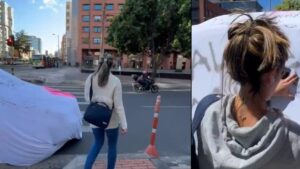 ¡No más malparqueo! Grupo de bogotanos lucha contra la indisciplina vial