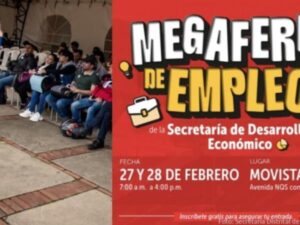 Regístrate y participa en la Megaferia de Empleo en el Movistar Arena: 15.000 vacantes disponibles | Empleo | Economía