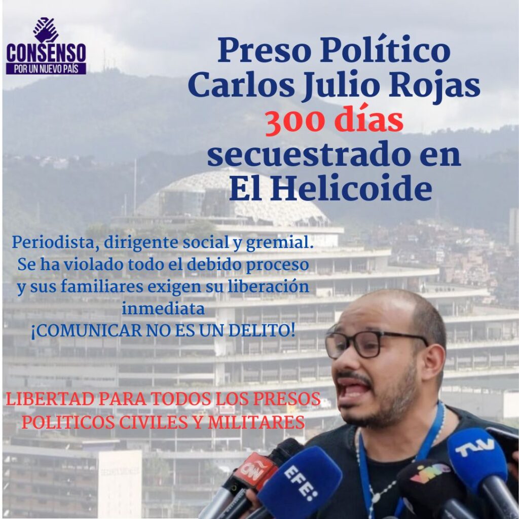 A pesar de los llamados internacionales para que sea liberado