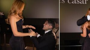 Así Yeferson Cossio sorprendió con pedido de matrimonio a su novia Carolina Gómez