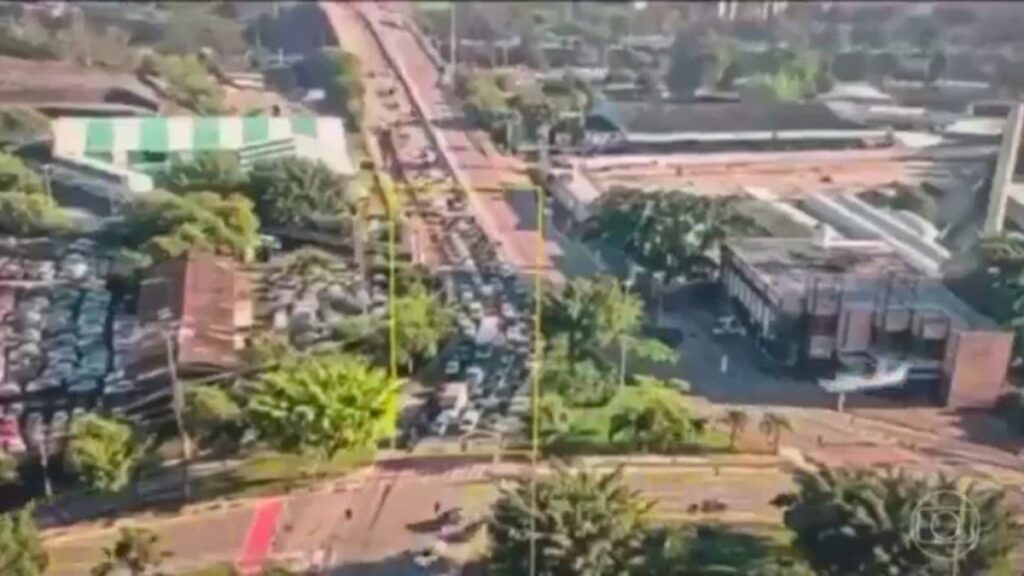 Así fue el momento de la caída del avión en San Pablo