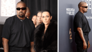 Bianca Censori, pareja de Kanye West, se mostró desnuda en la alfombra roja