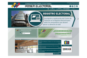 CNE prueba su nuevo sitio web, que no mostrará resultados desagregados del 28 de julio