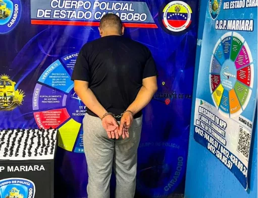Capturado por posesión de droga en Mariara