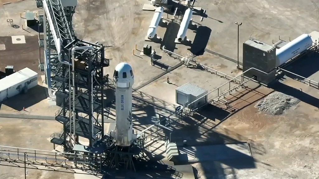 Cohete New Shepard de Blue Origin despega con éxito a los límites del espacio
