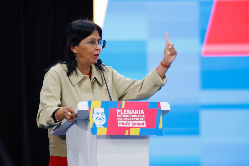 Delcy Rodríguez: Venezuela “está sufriendo por las acciones financiadas por la Usaid”